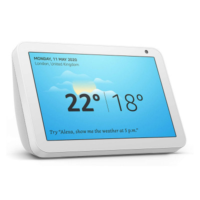 Echo Show 8 | Stay in touch with the help of Alexa Sandstone fabric