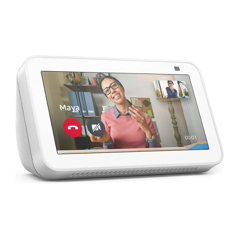 Echo Show 5 (2nd generation, Glacier Whitel), Smart display with Alexa and 2 MP camera