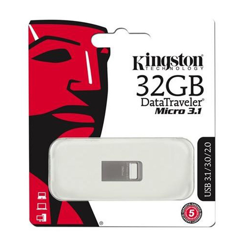 Pen Drive KINGSTON DTMC3/32GB - 32GB DataTraveler Micro USB 3.1