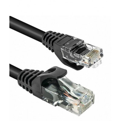 Vultech Network Cable 1m Black Cat.6 Unshielded