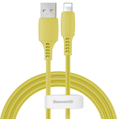 Baseus Lightning Cable USB For iPhone 2.4A 1.2m Yellow