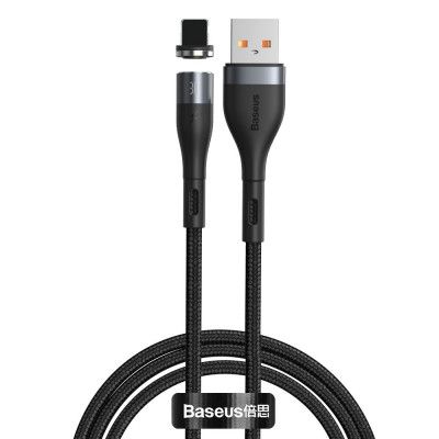 Baseus Lightning Magnetic Cable 2.4A 1m Black/Gray