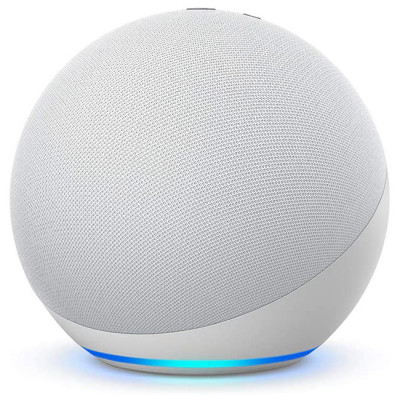 NEW Echo (4th generation) | With premium sound, smart home and Alexa | Glacier White
