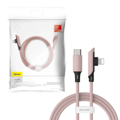1.2m Baseus Colourful Type-C to Lightning Cable 18W Pink
