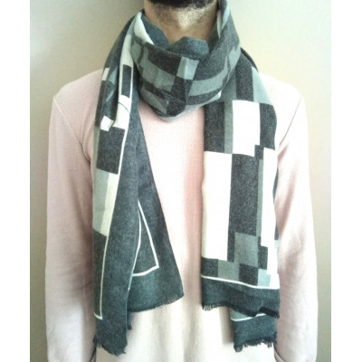 Men's Winter Soft Warm Knitted Scarf