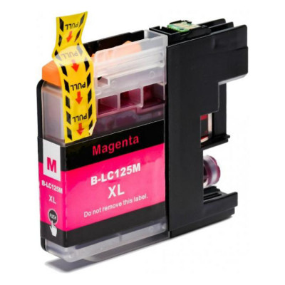 Cartridge compatible with Brother LC-125 XL Magenta