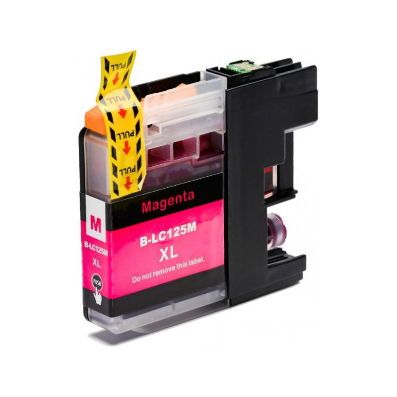 Cartridge compatible with Brother LC-125 XL Magenta