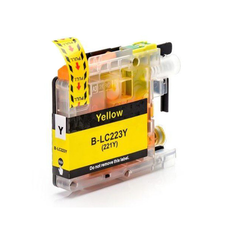 Cartridge compatible with Brother LC-223 Yellow