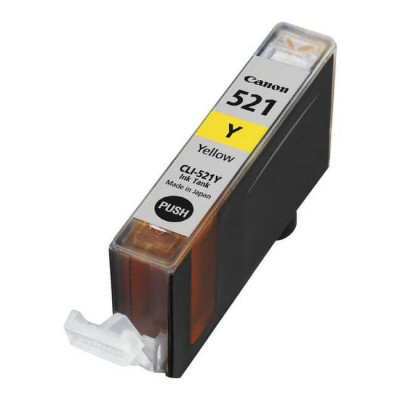 Cartridge compatible with Canon CLI-521 Yellow