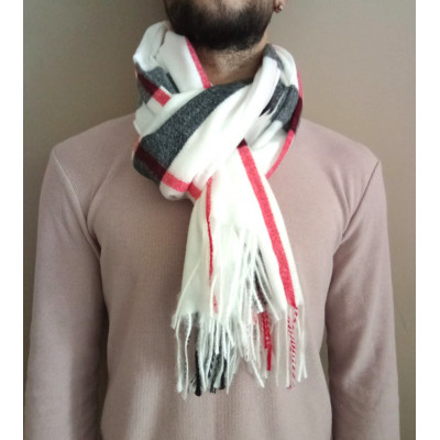  Men's Winter  Soft Warm Knitted Scarf