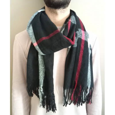  Men's Winter  Soft Warm Knitted Scarf