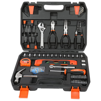 ValueMax 150-in-1 Tool Set, Ratchet, Screwdrivers, Hex Wrenches, Pliers, Bits, Hammer, Portable Tool Kit for Home and Office Rep
