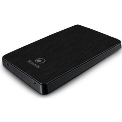 BOX ESTERNO ATLANTIS USB 3.0 x STORAGE 2,5" ALLUMINIO HDD SATA e SATA II, Colore BLACK