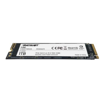 SSD PATRIOT  1TB P300 M.22280 PCIe Gen3 x4 READ:1700MB WRITE:1650 MB/S - P300P1TBM28