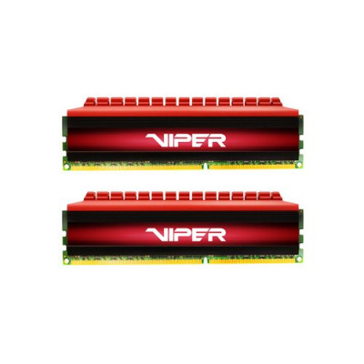 KIT DDR4 PATRIOT "VIPER 4"  32GB (2x16GB) 3200Mhz CL16 - RED - PV432G320C6K