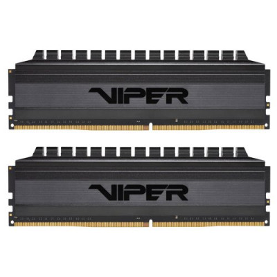 KIT DDR4 PATRIOT "VIPER 4 BLACKOUT"  16GB (2x8GB) 4400Mhz CL18 - DUAL CHANNEL PVB416G440C8K